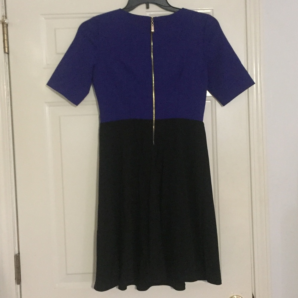 Purple Color-block Dress - Picture 3 of 3